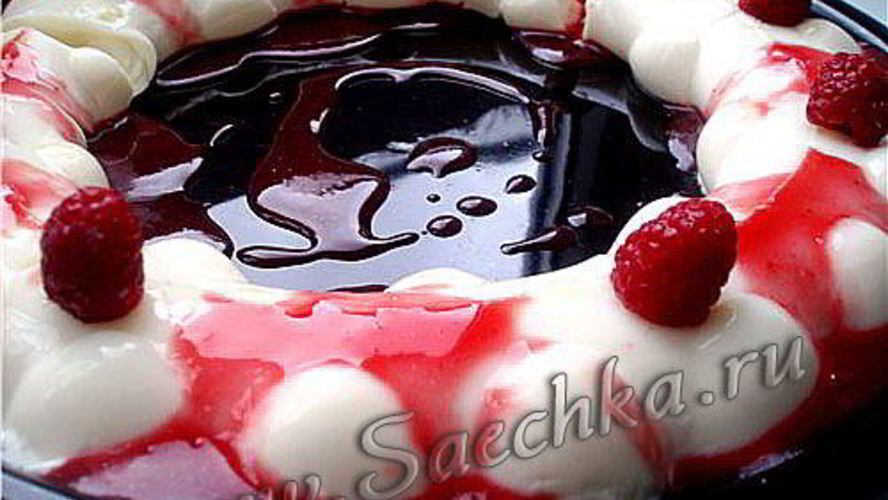 Рецепт панна-котта с малиновым соусом