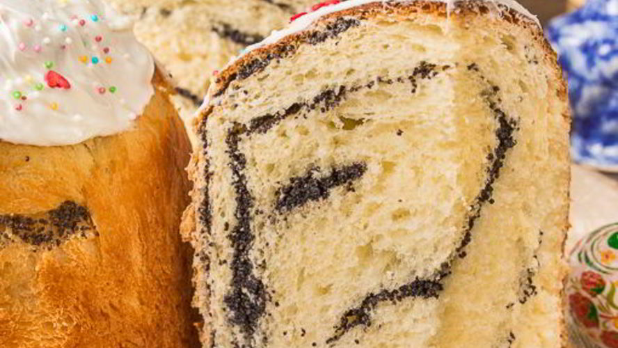 Рецепт ажурный маковый кулич