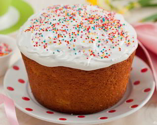 Глазурь для кулича лимонная