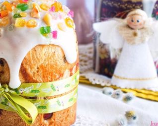 Итальянский пасхальный кулич