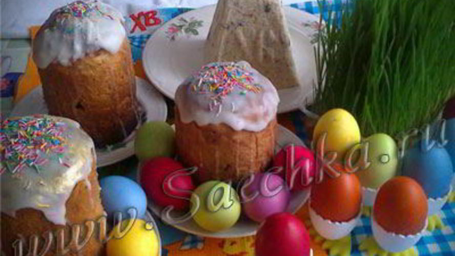 Рецепт кулич без опары