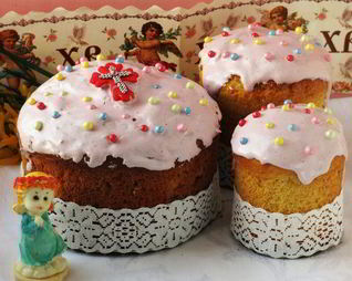 Кулич на александрийском тесте с кардамоном