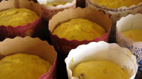 кулич на александрийском тесте с кардамоном