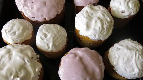 кулич на александрийском тесте с кардамоном