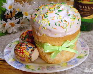 Кулич на Пасху