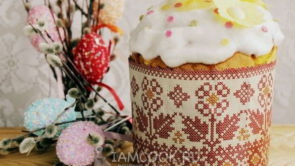 Рецепт Кулич на сливках