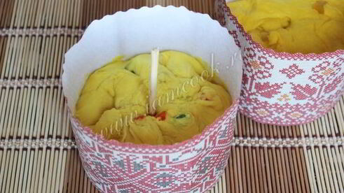 кулич на сливках