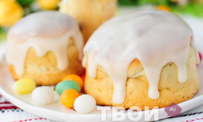 Кулич на желтках