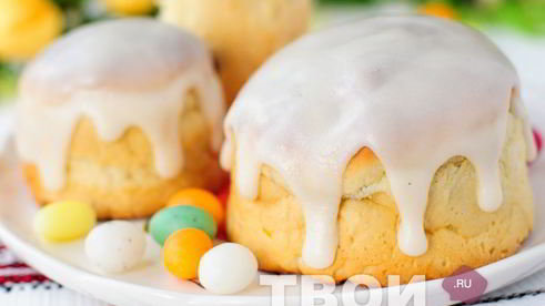 кулич на желтках