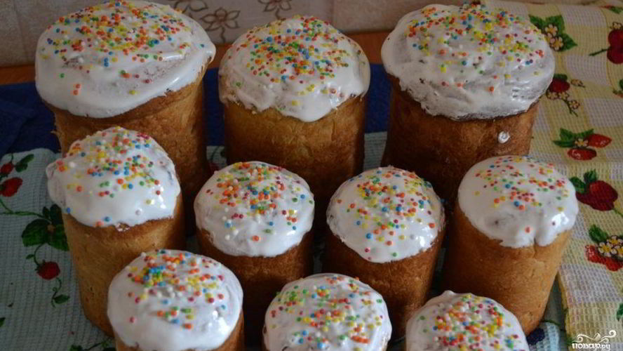 Рецепт кулич с изюмом на пасху