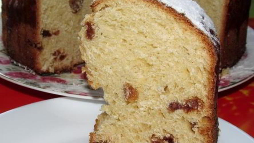 Рецепт кулич с изюмом