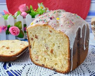 Кулич в хлебопечке на сухих дрожжах