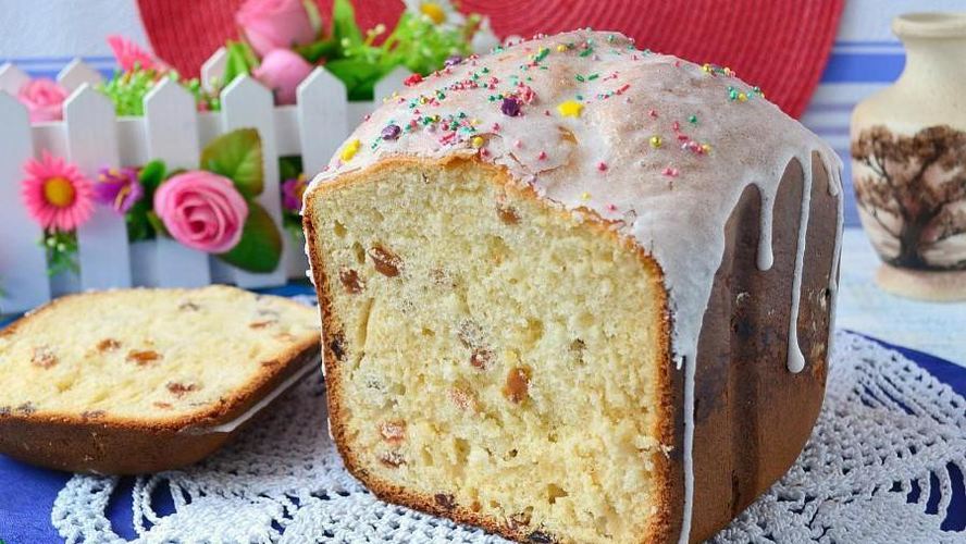 Рецепт кулич в хлебопечке на сухих дрожжах