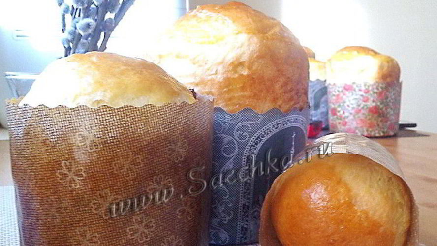 Рецепт кулич заварной