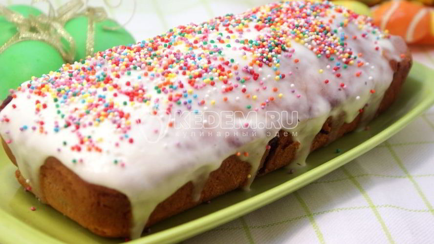 Рецепт лимонный кулич