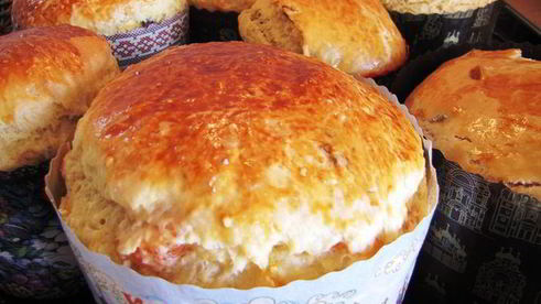 мини-куличи на топленом молоке