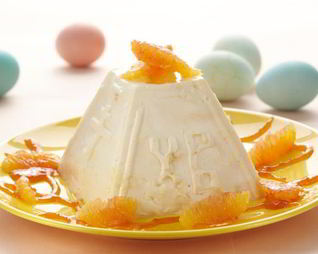 Пасха из рикотты с апельсином
