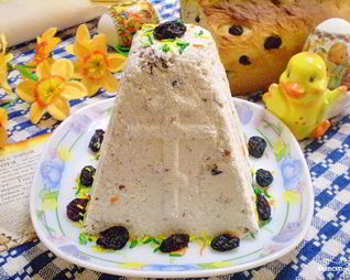 Пасха из творога