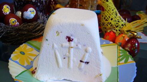 пасха творожная с мармеладом