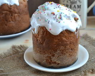 Пасхальный кулич на сметане без дрожжей