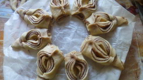 пасхальный венок-цветок