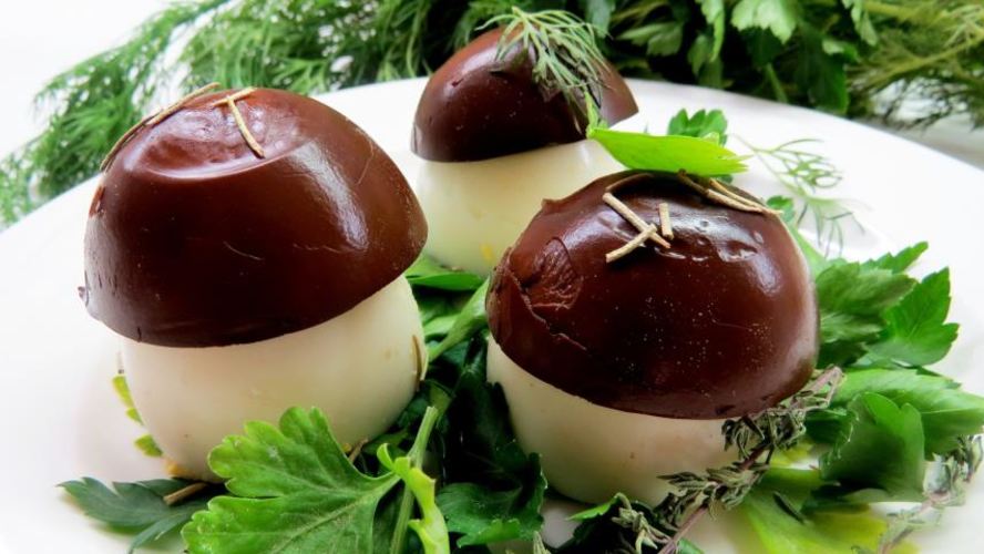 Рецепт пасхальные грибочки