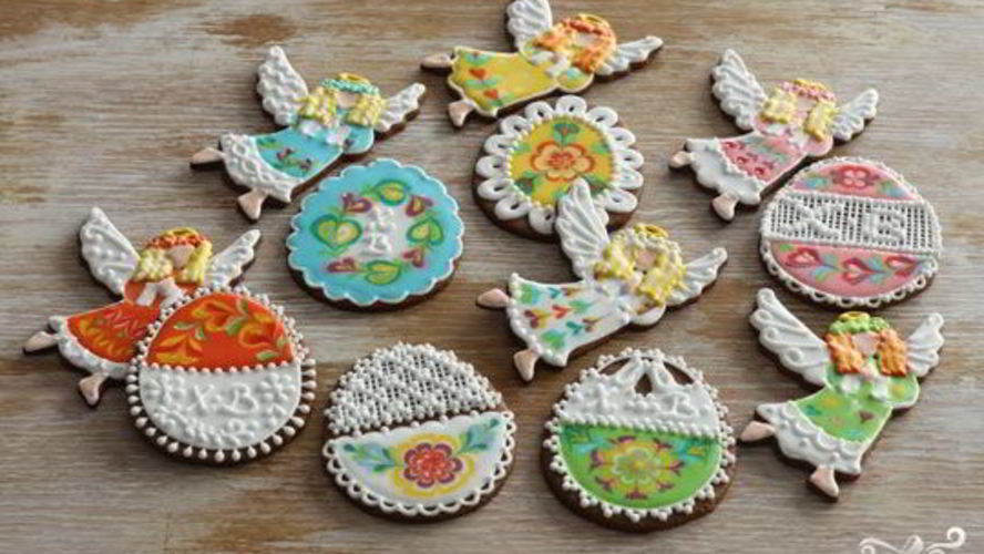 Рецепт пасхальные печенья с глазурью