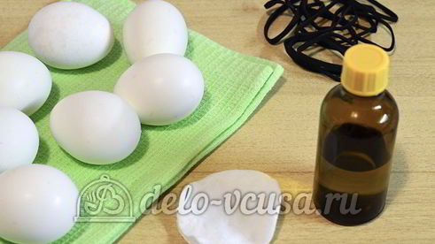 пасхальные яйца с листочками