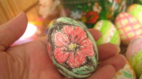 расписные пасхальные яйца