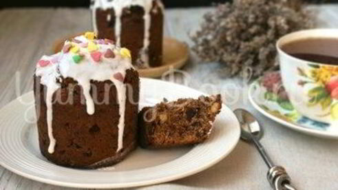 шоколадный кулич