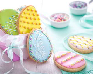 Сладкие пасхальные яйца