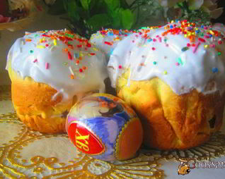 Сливочный кулич