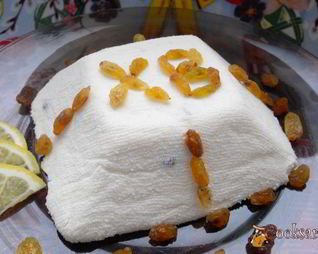 Творожная пасха с изюмом