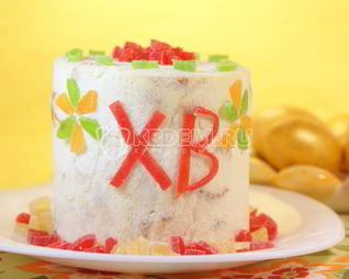 Творожная пасха с курагой