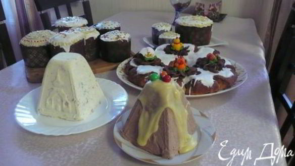 Рецепт Творожная пасха с шоколадом