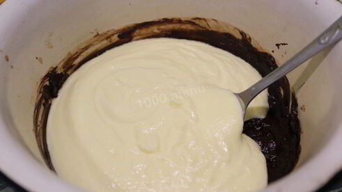 ванильно шоколадная полосатая заварная пасха