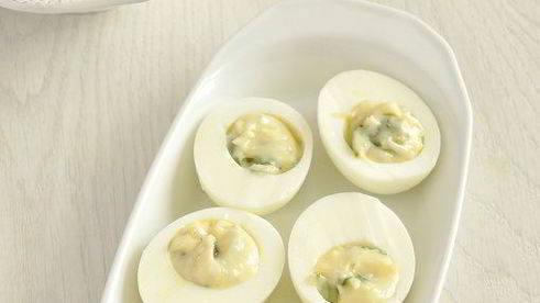 закуска с куриной печенью пасхальные яйца