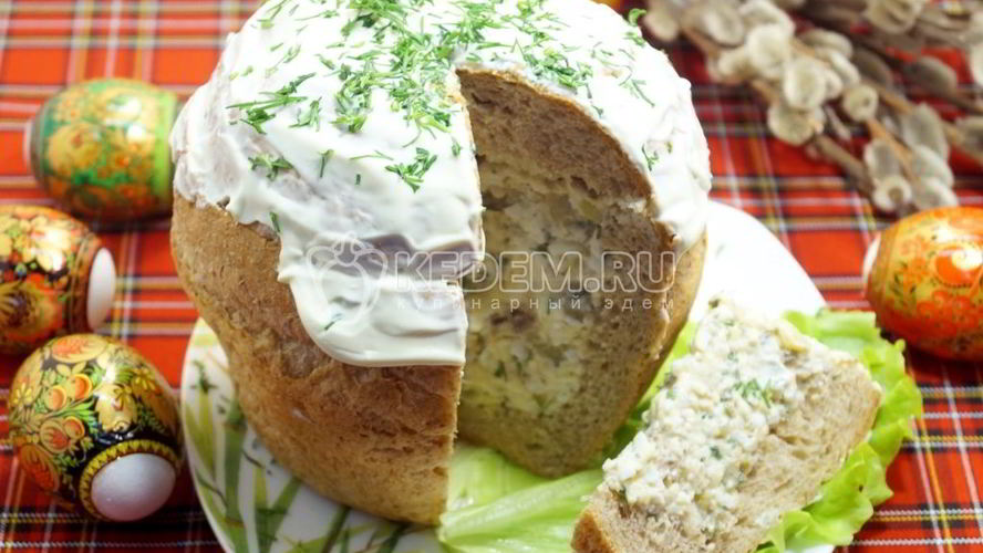 Рецепт закусочный кулич