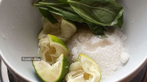 персики на гриле