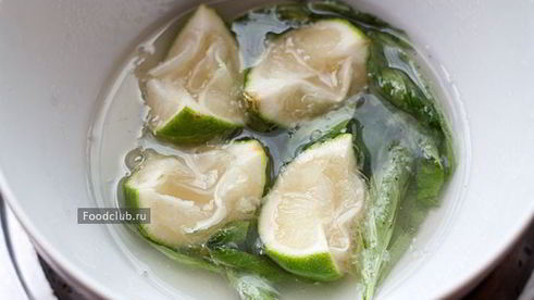 персики на гриле