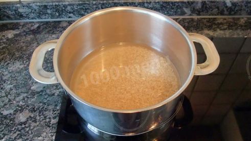 рисовый пудинг с бананами