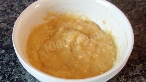 рисовый пудинг с бананами