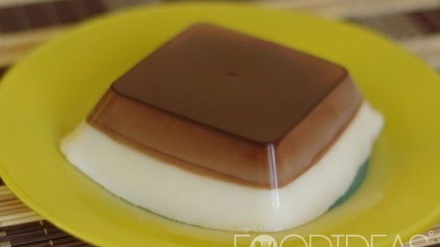 Рецепт шоколадно-молочное желе