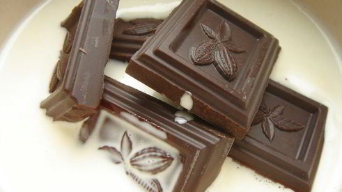 шоколадные мадлен с ганашем