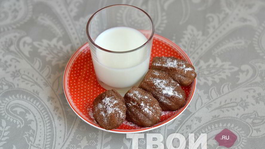 Рецепт шоколадные мадлен