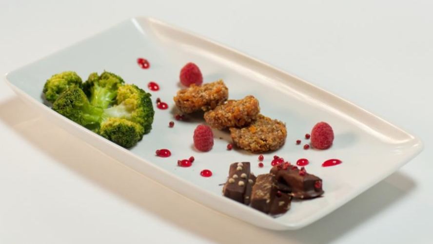 Рецепт сладкие овощи и сало в шоколаде