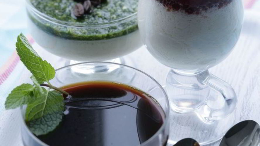 Рецепт сливочный десерт с горячими соусами