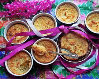 Ананасовое суфле с кокосом