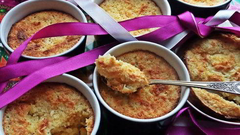 ананасовое суфле с кокосом