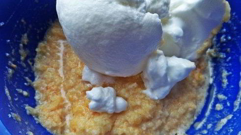 ананасовое суфле с кокосом